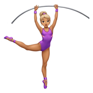 Pole dancer sticker