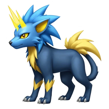 Manectric-Luxray-hybrid-creature sticker