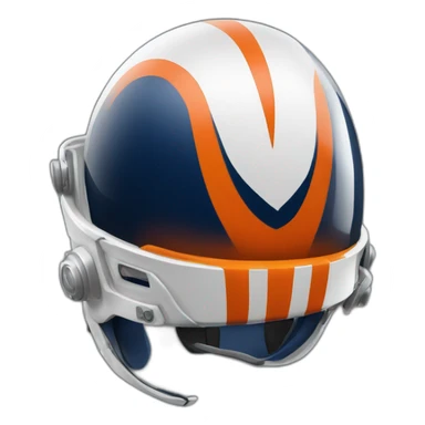 denver broncos space helmet sticker