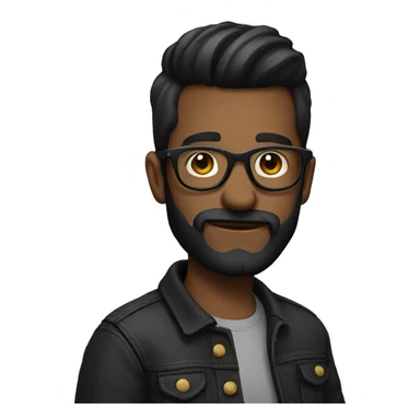 hipster dark wear sticker