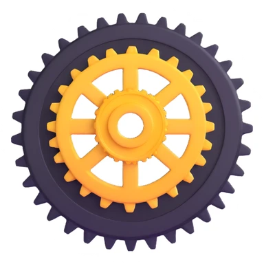 Airtable logo with a gear overlay in the top right, indicating settings sticker