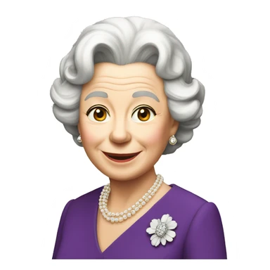 Elizabeth II sticker