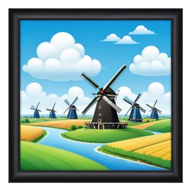 The Nederlands lands sticker