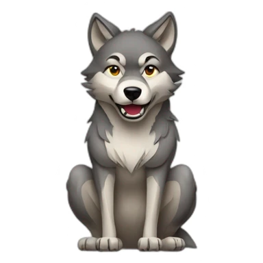 Wolf CrossFit sticker