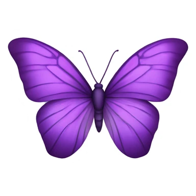 Mariposa de color morado claro  sticker