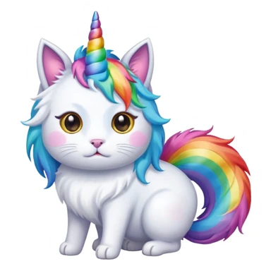 Unicorn cat sticker