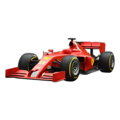 Ferrari F1 car sticker