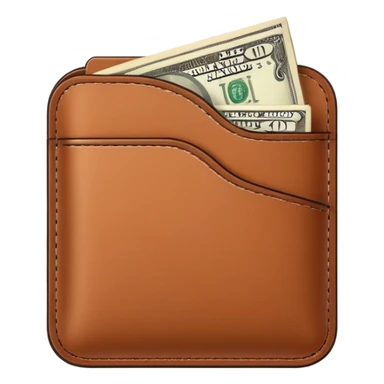 Cash pocket modern minimal sticker