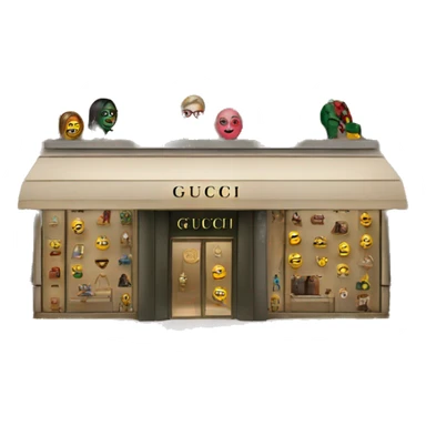 Gucci boutique sticker