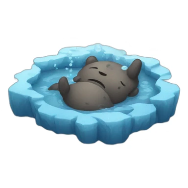 cold water sticker