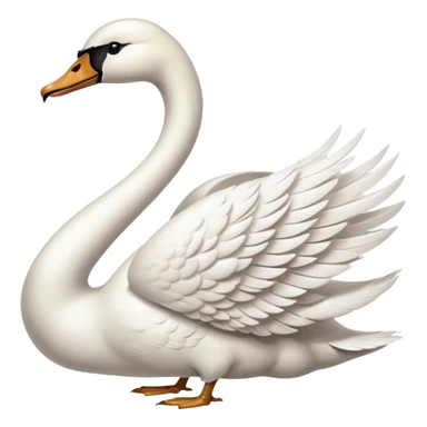 Swan sticker