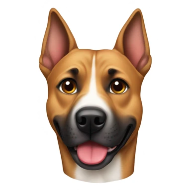 Pitbull german Shepard  sticker