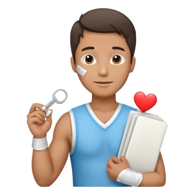 🔑👨‍💼📑❤️‍🩹💊 sticker