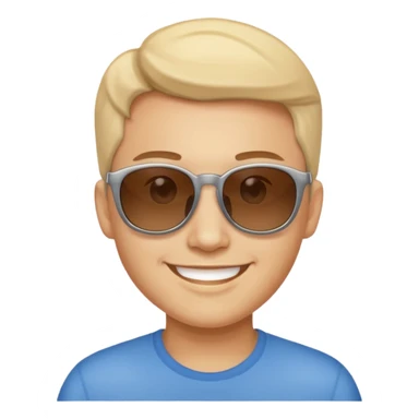 sunglasses smile with sig sticker