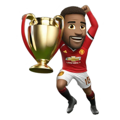 manchester united won champion league sticker