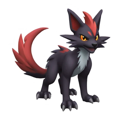 Noivern-Litten-Zoroark full body sticker