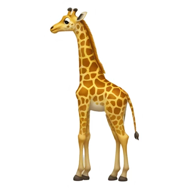 Girafe corps entier sticker