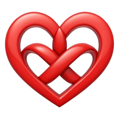 Heart with infinity symbol  sticker