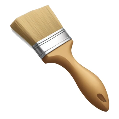 hand holding paintbrush sticker