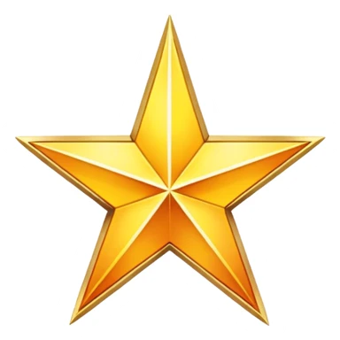 A pixel-art golden star with a bright, glowing outline. The pixel style is crisp, colorful, and reminiscent of classic video game icons. sticker