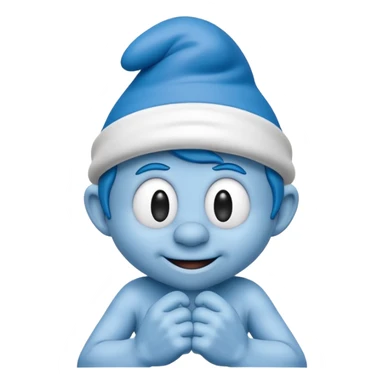 Smurf sticker