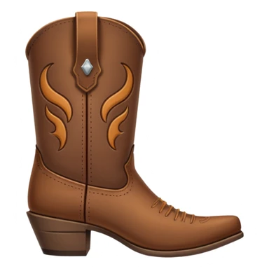 Cowboy Boot minimalistic and small sticker