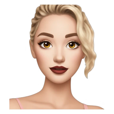 Morgane Makeup french tiktoker sticker