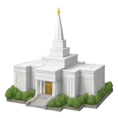 LDS temple sticker