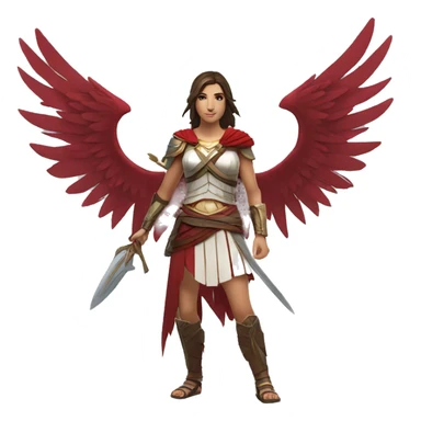 Assassinscreeeodyssey-kassandra-happy sticker