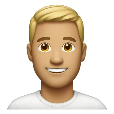 A 40-year-old man with short hair smiles
 sticker