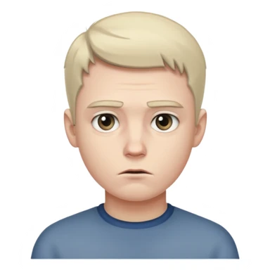 Create a realistic portrait of Gus with cold stare, clean haircut & neat appearance. sticker