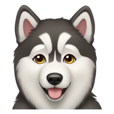 Malamute sticker