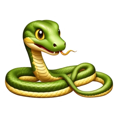 Snake eating a baby sticker