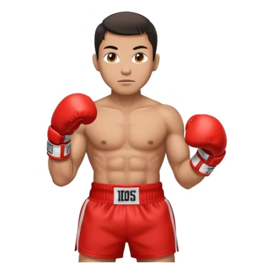 Thai boxer sticker
