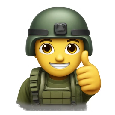 special forces thumbs up sticker
