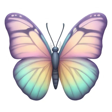 Pastel butterfly  sticker