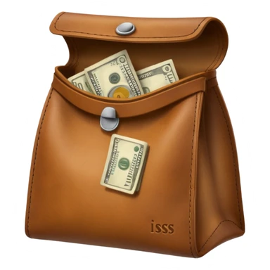 empty cash bag sticker