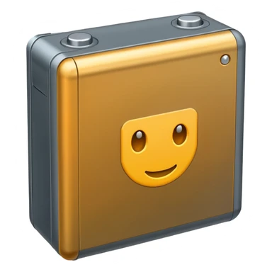 realistic big battery sticker