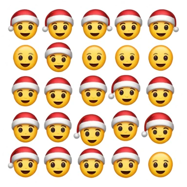 christmas emojis sticker