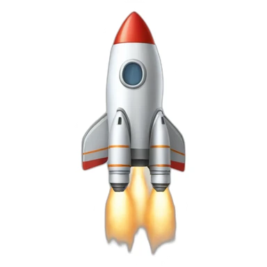rocketship sticker