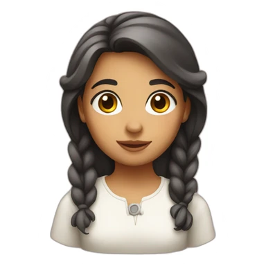 Italian girl sticker