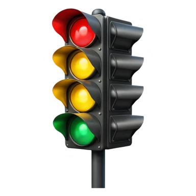traffic light signal sticker