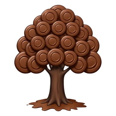 albero di ciccolata sticker