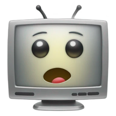 Computer screen with a bug or error message sticker