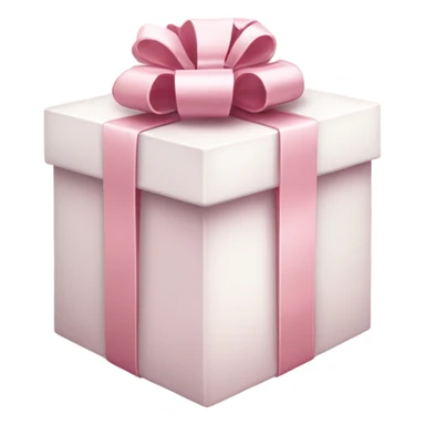 Light pink Christmas gifts under a white Christmas tree  sticker