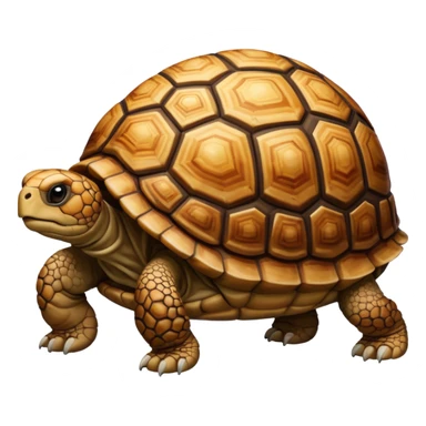 Brown shell tortoise sticker