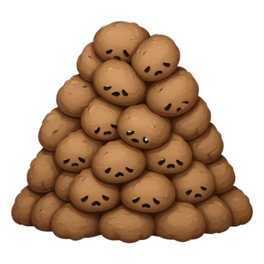 Shit hugging a shit sticker