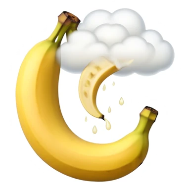 Fart comming from banana  sticker