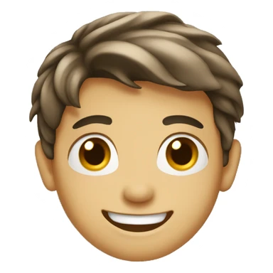 A BOY WITH SMILE  sticker