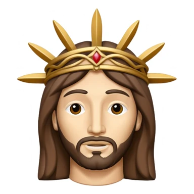 Cristo de la concordia todos blanco  sticker